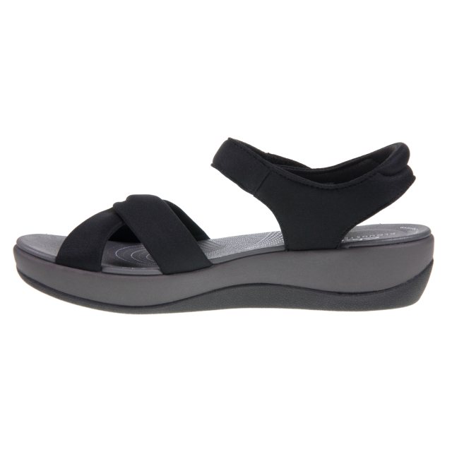 Clarks Arla Daisy Black 26182171 Full Sandals Humphries Shoes