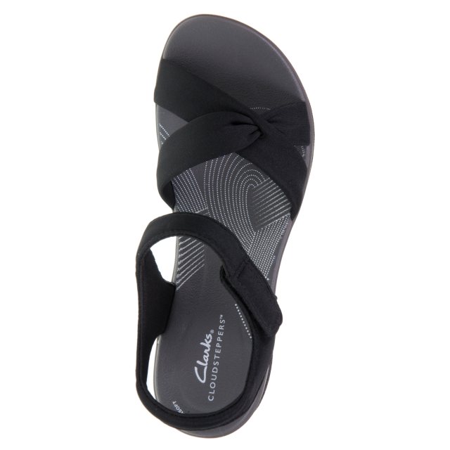 Clarks Arla Daisy Black 26182171 Full Sandals Humphries Shoes