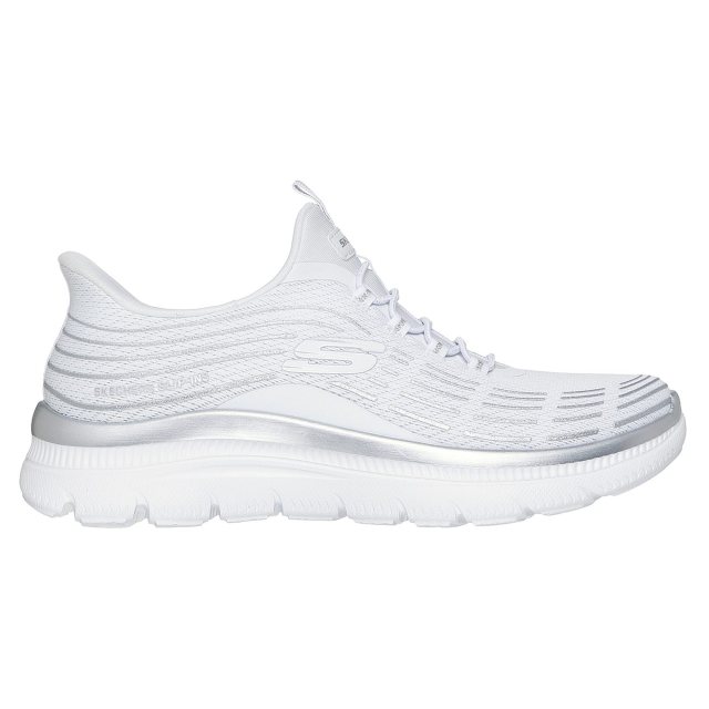 Skechers 150611 Soft Luster White / Silver 150611 WSL - Everyday
