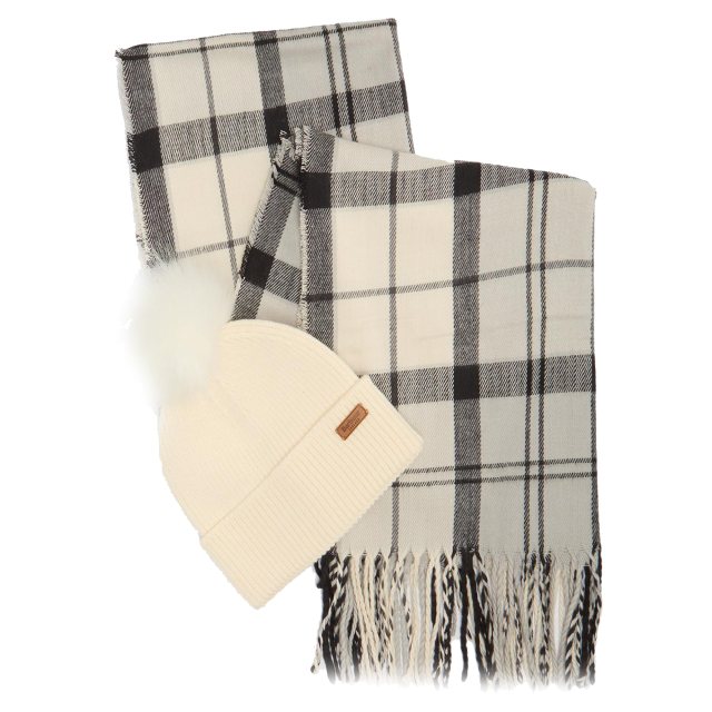 Barbour Dover Beanie & Scarf Set