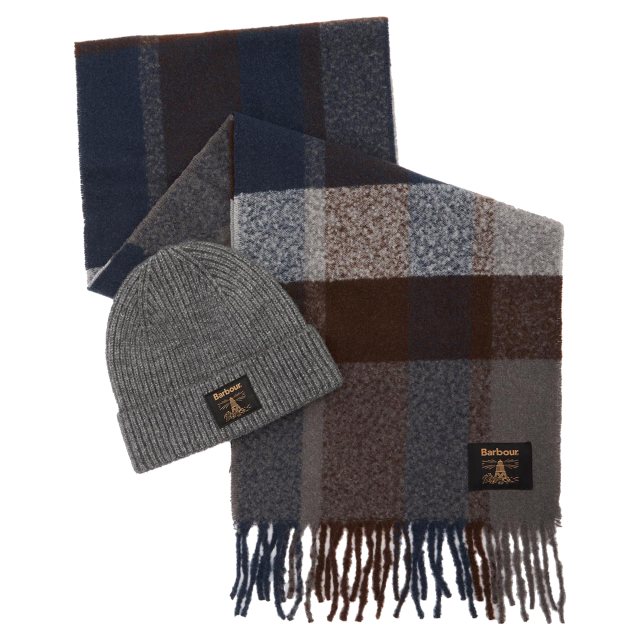 Barbour Westerdale Beanie & Scarf Set