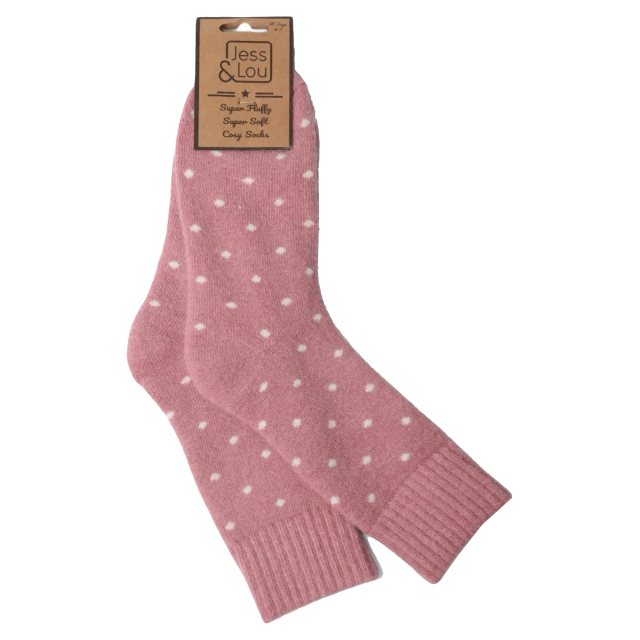 Jess & Lou Dots Ribbed Socks