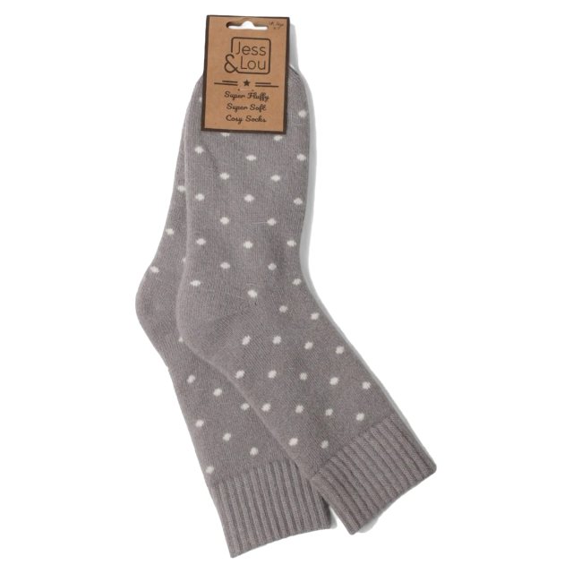 Jess & Lou Dots Ribbed Socks