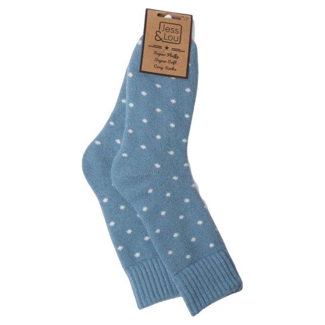 Jess & Lou Dots Ribbed Socks