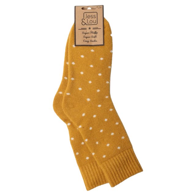 Jess & Lou Dots Ribbed Socks