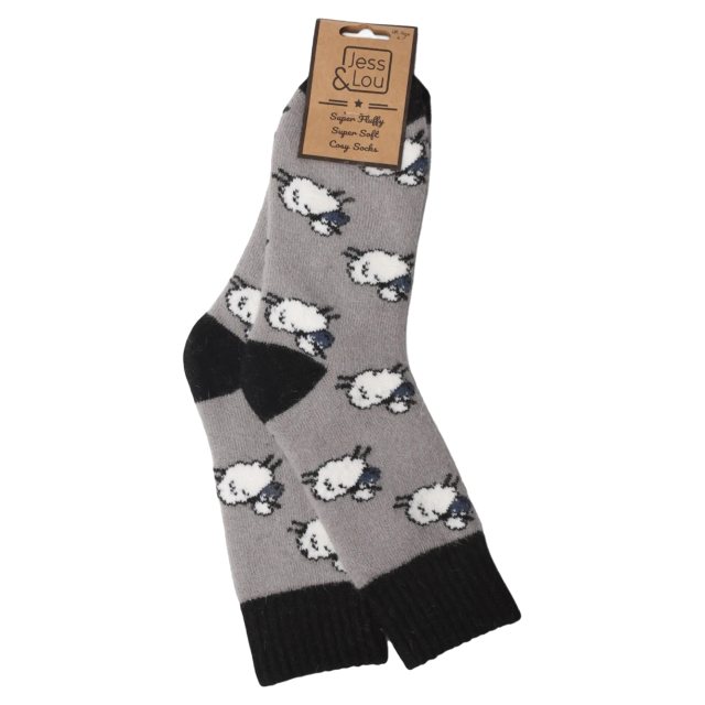 Jess & Lou Sheep Ribbed Socks