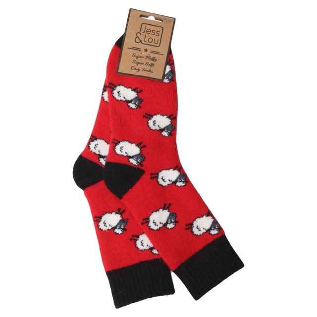 Jess & Lou Sheep Ribbed Socks