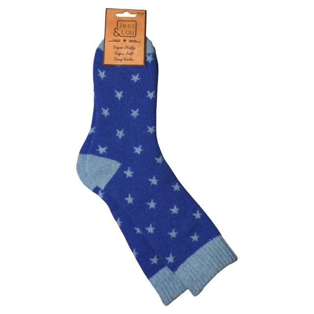 Jess & Lou Stars Ribbed Socks