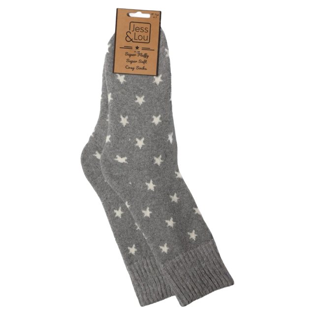 Jess & Lou Stars Ribbed Socks