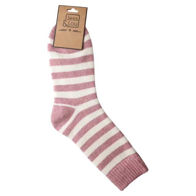 Jess & Lou Stripe Cosy Socks