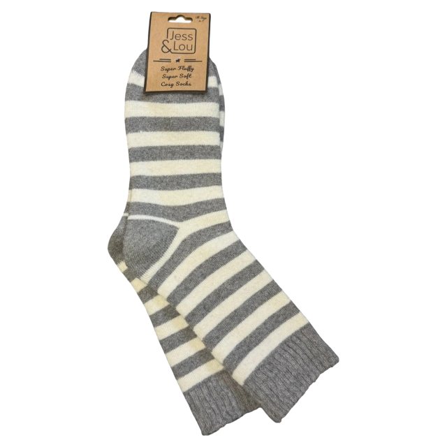 Jess & Lou Stripe Cosy Socks