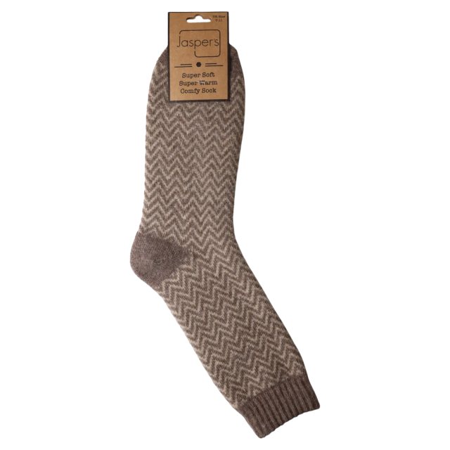Jaspers Herringbone Cosy Socks