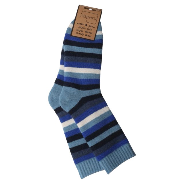 Jaspers Multi Striped Cosy Socks