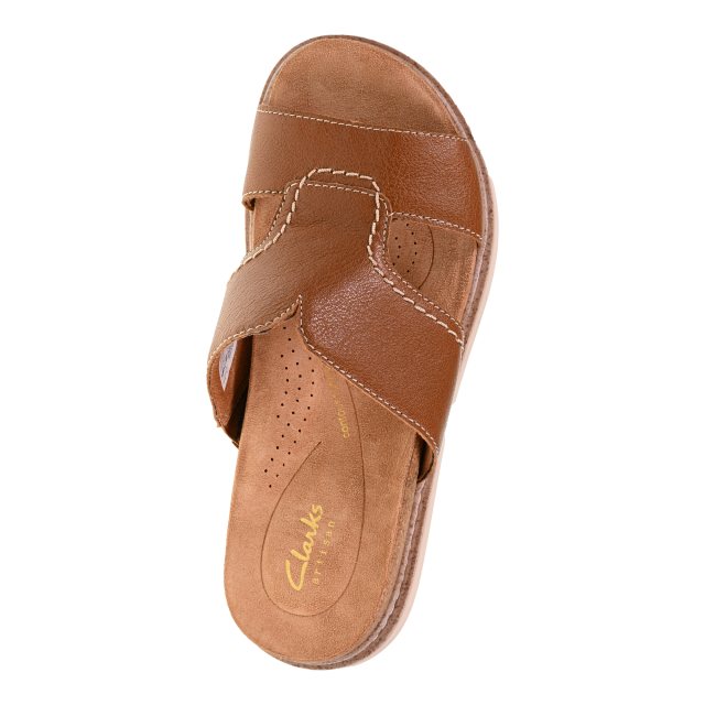 Clarks Arwell Walk, Sandali Bassi Donna In Nabuk Nero, Comodi E Con Plantare Sagomato