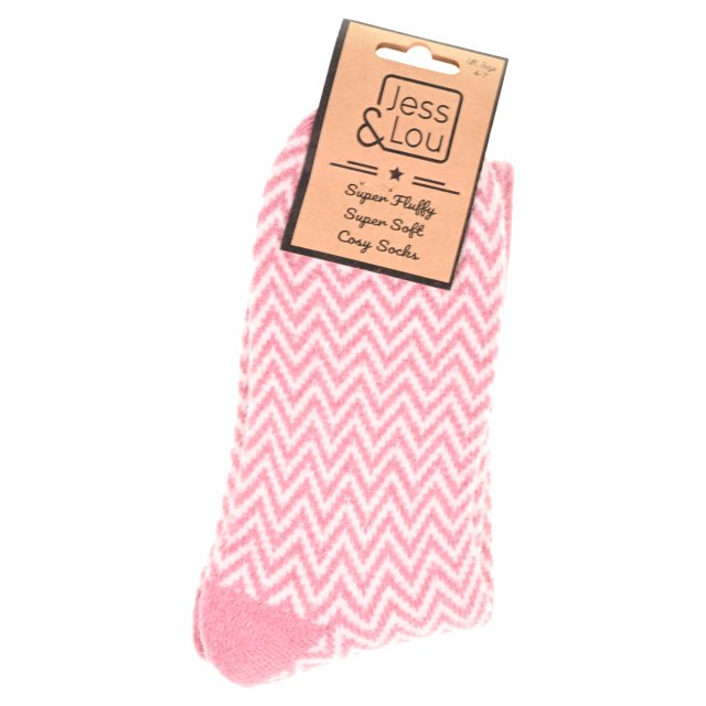 Jess & Lou Herringbone Ribbed Socks