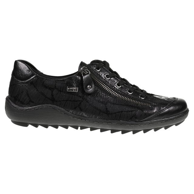 Remonte R1402, con Lacci Donna, Nero, 38 EU