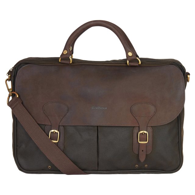 Barbour Wax Briefcase