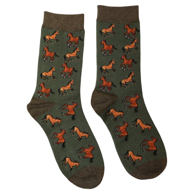 Jess & Lou Happy Horses Socks