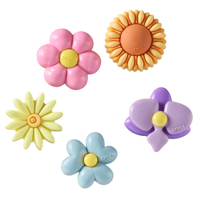 Crocs Puffy Flowers
