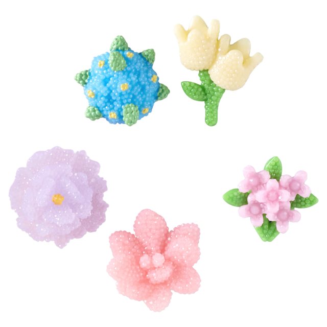 Crocs Beaded Flowers