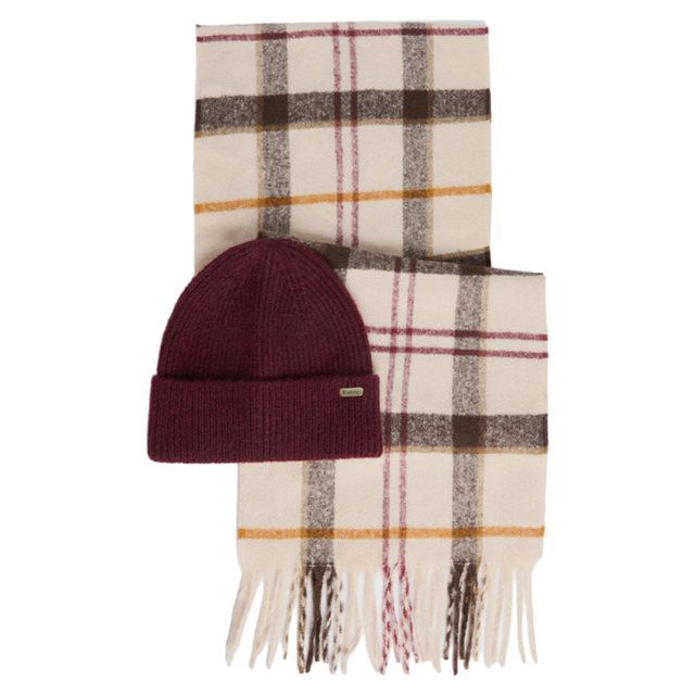 Barbour Olivia Beanie and Scarf Set