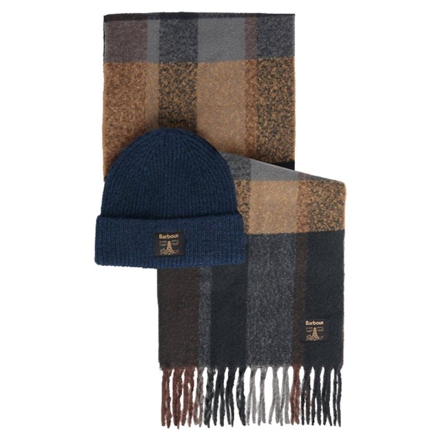 Barbour Westerdale Beanie and Scarf Set