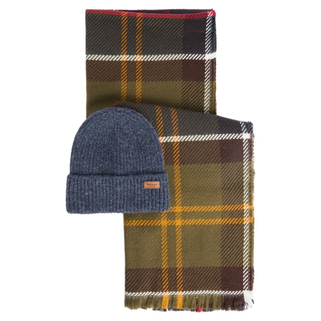 Barbour Pendle Beanie and Scarf Set
