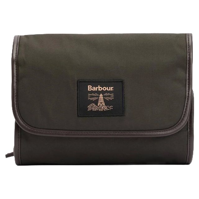 Barbour Wax Hanging Washbag