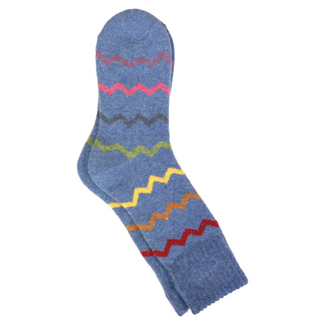 Jess & Lou Zig-Zag Cosy Socks