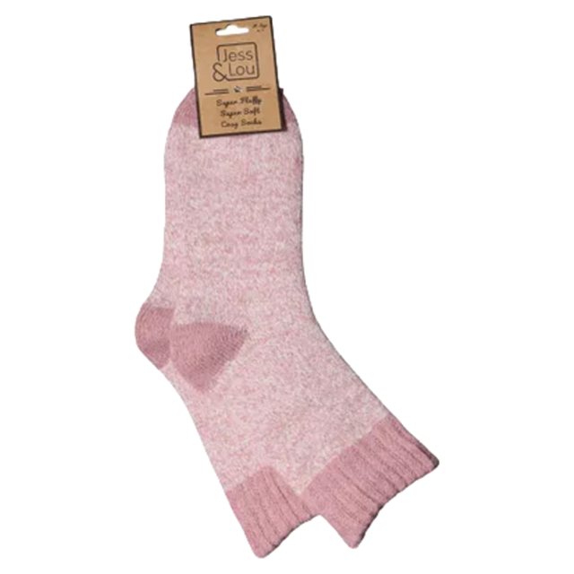 Jess & Lou Marl Cosy Socks