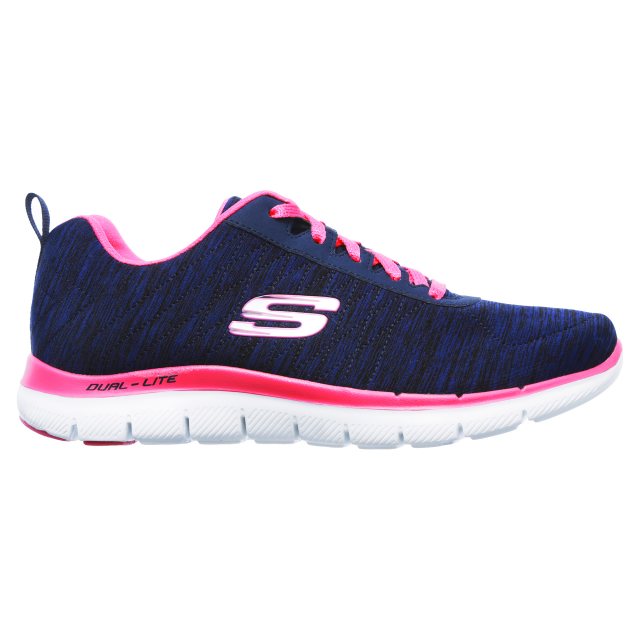 skechers sport flex appeal 2.0 trainers pink