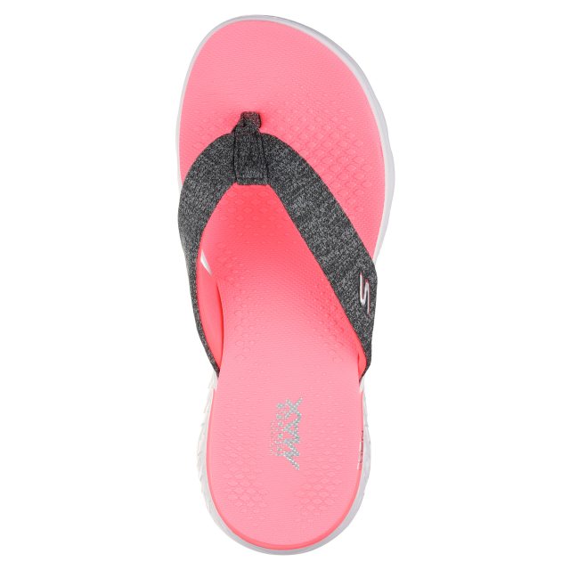 explorar Unión suma Skechers On the Go 400 - Vivacity Charcoal / Hot Pink 14656 CCHP - Toe Post  Sandals - Humphries Shoes
