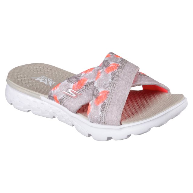 Skechers On the Go 400 - Tropical Natural / Coral 14667 NTCL - Mule ...