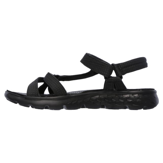 Skechers On the Go 400 Radiance Black 14675 BBK Full Sandals Humphries Shoes