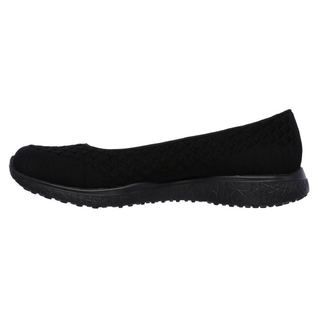 skechers black microburst trainers