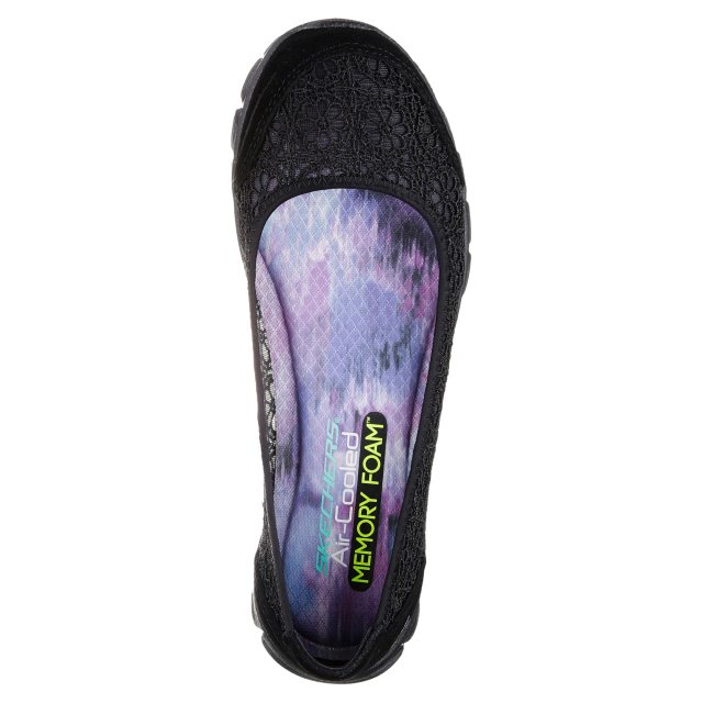 seno Agua con gas gasolina Skechers EZ Flex 3.0 - Majesty Black 23413 BBK - Ballerina Shoes -  Humphries Shoes