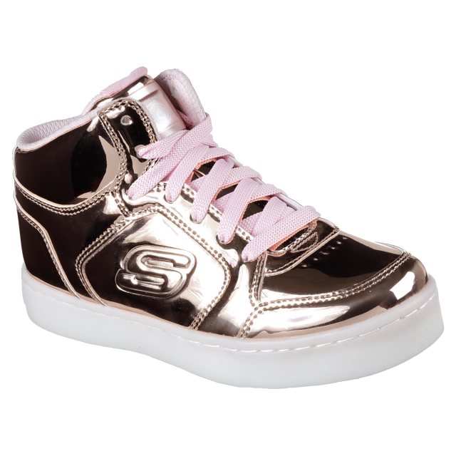 skechers energy lights rose gold