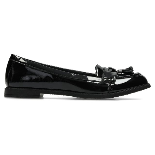 Clarks Preppy Edge BL Black Patent 