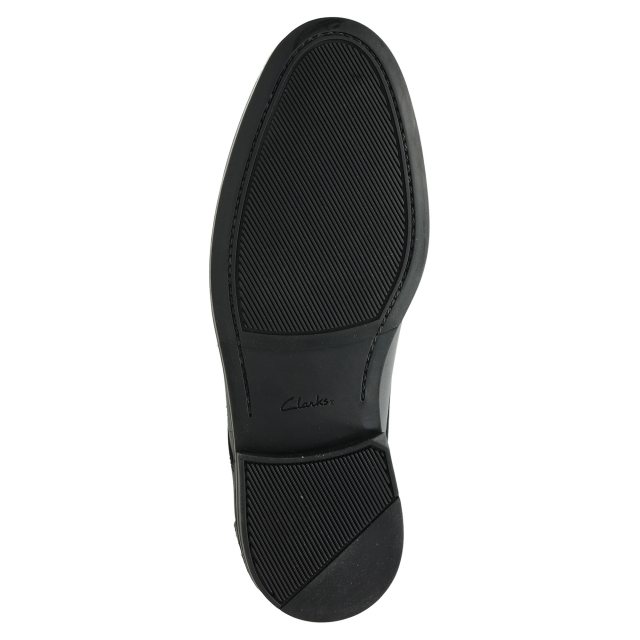 Clarks Rufus Edge Black Leather 