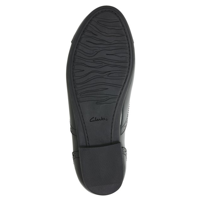 Clarks Selsey Cool BL Black Patent 26126608 Girls School Shoes Humphries Shoes