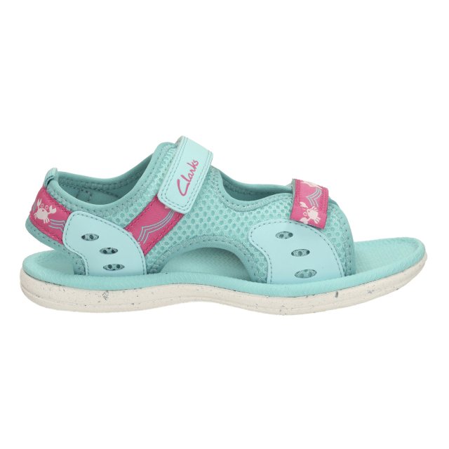 clarks turquoise sandals