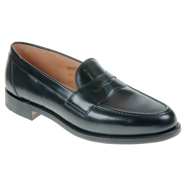 Loake Eton Black Leather - Formal Shoes - Humphries Shoes