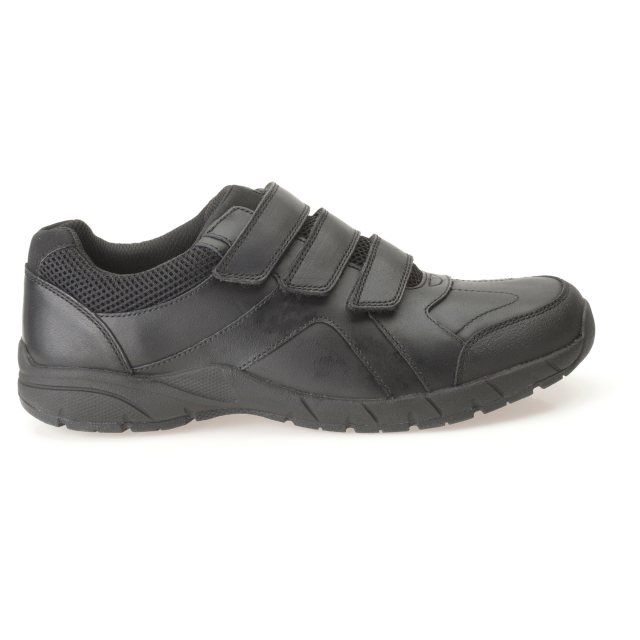 Clarks Air Suffolk BL Black Leather 26100788 - Boys School Shoes ...