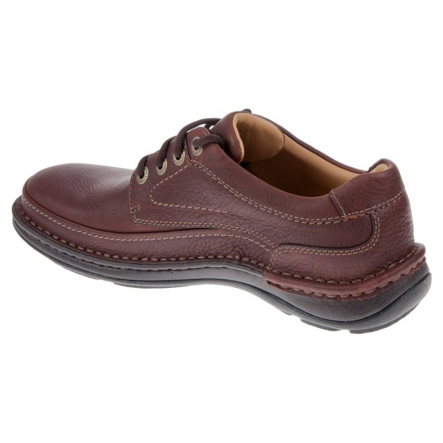 Clarks Nature Three Mahogany Leather 20339005 - Casual Shoes ...