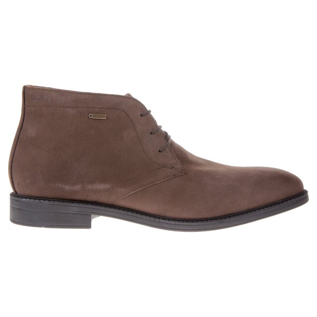 clarks chilver hi gtx dark brown nubuck