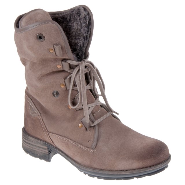 Josef Seibel Sandra 04 Taupe Suede 93688 PL949 310 Ankle Boots Humphries Shoes