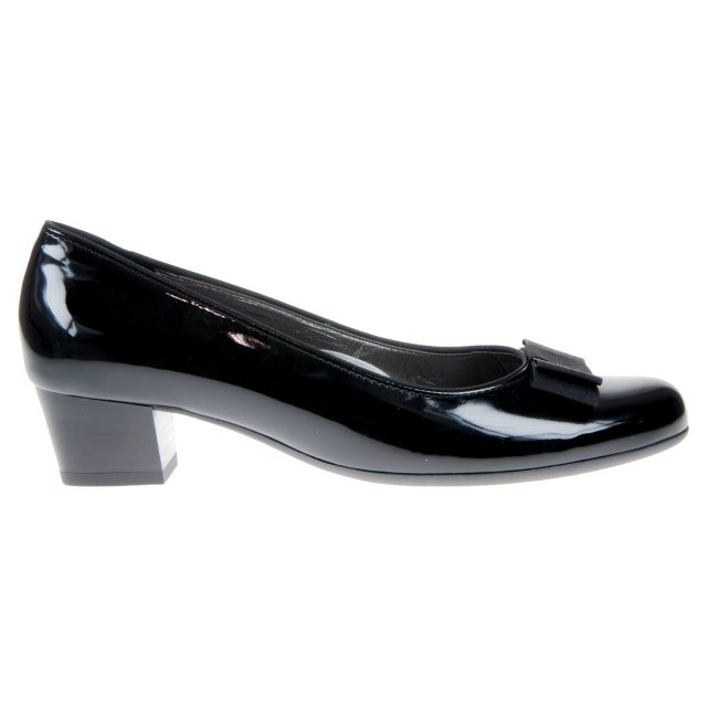 Ara Nizza Black Patent 12-45812 08 - Court Shoes - Humphries Shoes