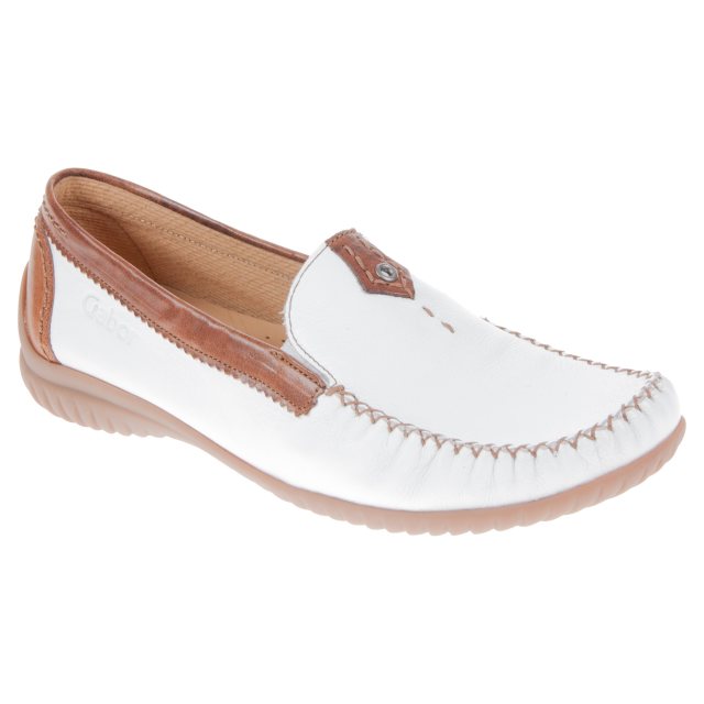 Gabor California White / Copper Leather 66.090.51 - Everyday Shoes ...