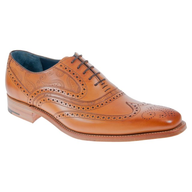 Barker McClean Cedar Calf Paisley 3829 86 F Formal Shoes Humphries Shoes