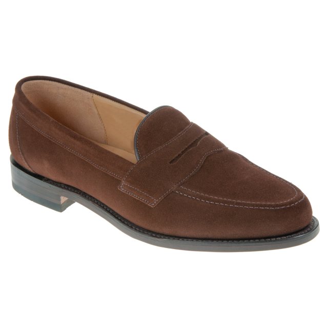 loake eton brown suede